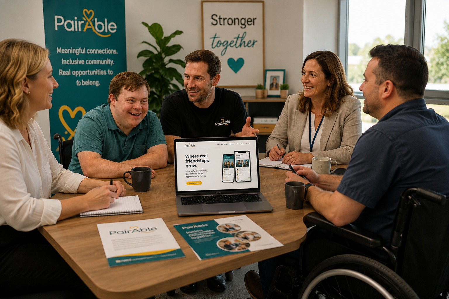 PairAble meeting with community and disability-sector partners